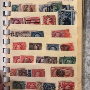 Vintage Stamp Collection Album